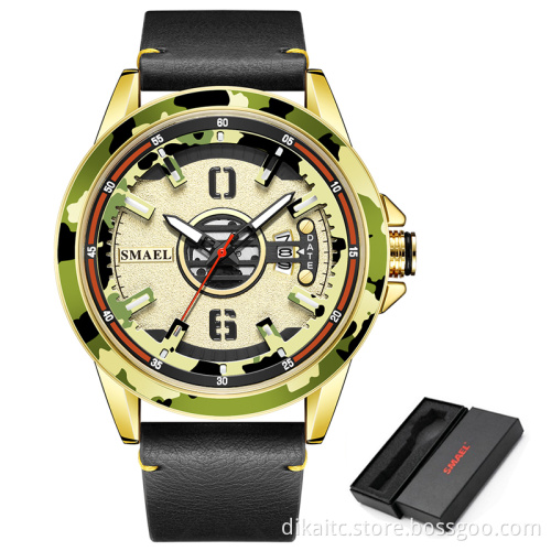 SMAEL Top Brand Luxury Mens Watches Military Sport